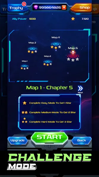 Galaxy Attack: Space Shooter взломанный APK — Безлимитные деньги и усиленное оружие — скриншот 4 Galaxy Attack: Space Shooter взломанный APK — Безлимитные деньги и усиленное оружие — скриншот 4