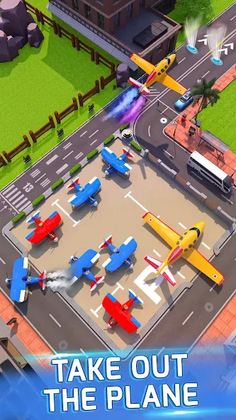 Скачать Runway Parking Jam последней версии — Безлимитные деньги и подсказки — скриншот 2 Скачать Runway Parking Jam последней версии — Безлимитные деньги и подсказки — скриншот 2