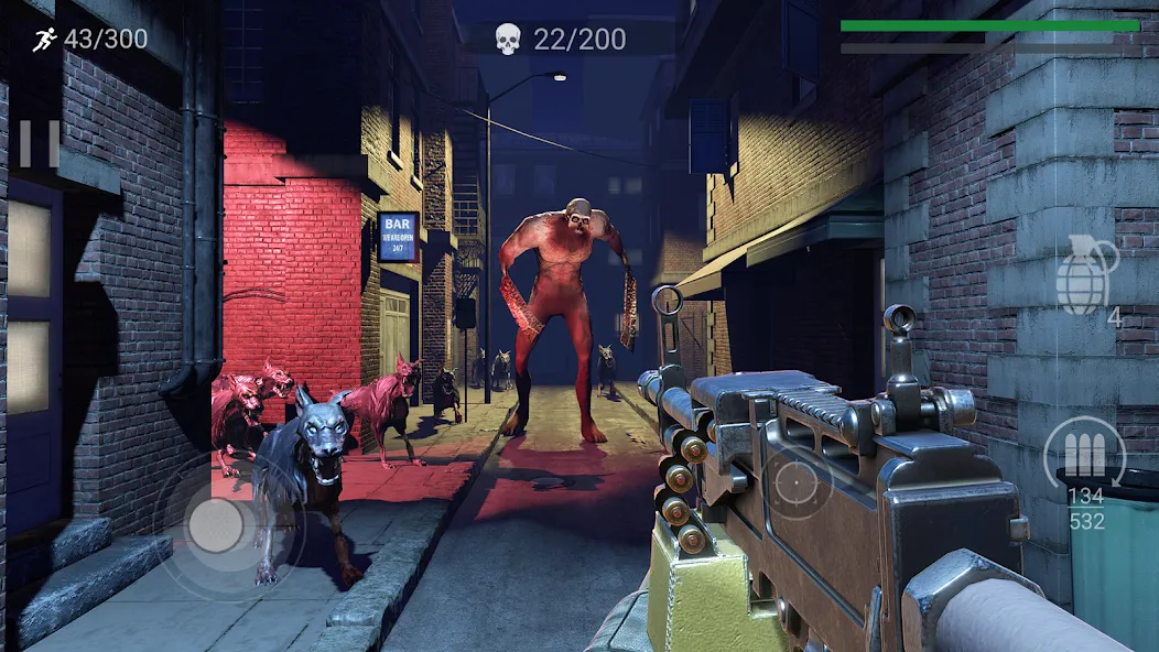 Скачать взлом Zombeast: FPS Zombie Shooter — Безлимитные патроны и мощное оружие — скриншот 2