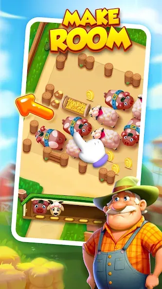 Farm Fun - Animal Parking Game на телефон — скачать мод: Безлимитные монеты и все уровни — скриншот 1 Farm Fun - Animal Parking Game на телефон — скачать мод: Безлимитные монеты и все уровни — скриншот 1