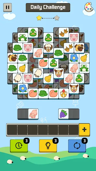Скачать Sheep N Sheep: Daily Challenge — Безлимитные подсказки и жизни — скриншот 3