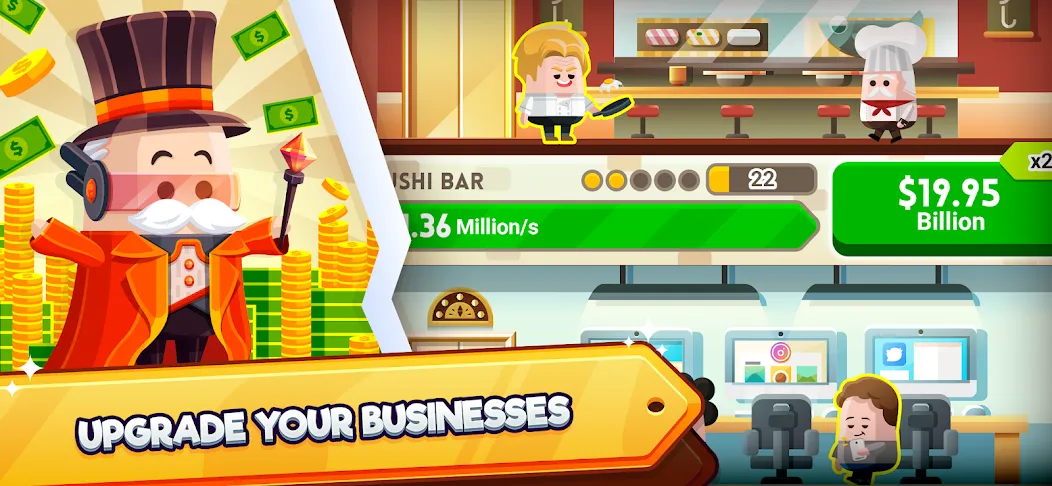 Cash, Inc. Fame & Fortune Game MOD APK: Безлимитные деньги и открыты улучшения — скриншот 3 Cash, Inc. Fame & Fortune Game MOD APK: Безлимитные деньги и открыты улучшения — скриншот 3