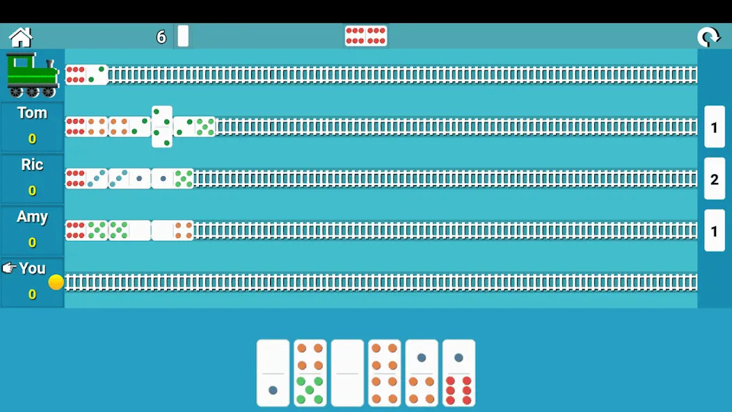 Train Dominoes — последняя версия с модом (Безлимитные монеты и все уровни) — скриншот 2
