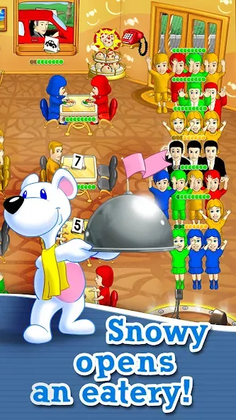Скачать Lunch Rush HD Restaurant Games мод — Безлимитные деньги и все уровни открыты — скриншот 1