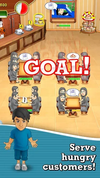 Скачать Lunch Rush HD Restaurant Games мод — Безлимитные деньги и все уровни открыты — скриншот 3