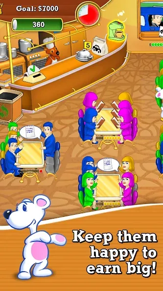Скачать Lunch Rush HD Restaurant Games мод — Безлимитные деньги и все уровни открыты — скриншот 4