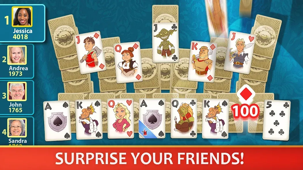 Скачать Solitaire Perfect Match на Андроид с модом — Без рекламы и бесконечные подсказки — скриншот 3