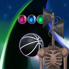 Siren Head Forest Neon ball взломанный APK — Безлимитные деньги и скины