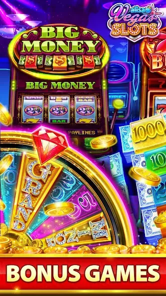 VEGAS Slots by Alisa – Free Fu на телефон — скачать мод: Безлимитные монеты и бонусы — скриншот 1 VEGAS Slots by Alisa – Free Fu на телефон — скачать мод: Безлимитные монеты и бонусы — скриншот 1