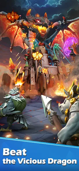 Скачать Animal Lords : Merge & Rumble мод — Безлимитные монеты и усиленные герои — скриншот 2