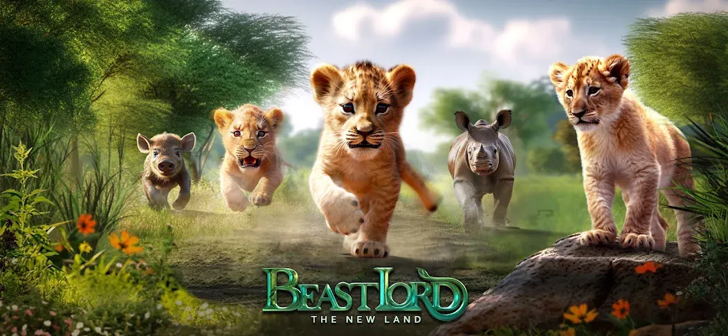 Beast Lord: The New Land взлом APK — Безлимитные ресурсы и ускоренное развитие — скриншот 1