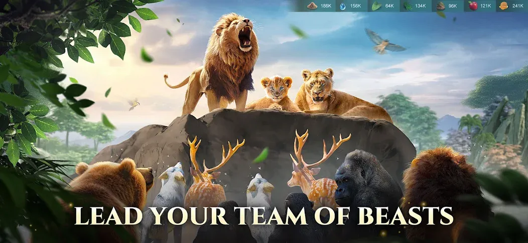 Beast Lord: The New Land взлом APK — Безлимитные ресурсы и ускоренное развитие — скриншот 3