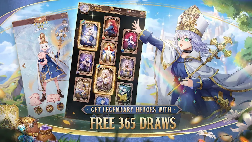 Legend of Almia:idle RPG взломанный APK — Безлимитные ресурсы и усиленные герои — скриншот 2 Legend of Almia:idle RPG взломанный APK — Безлимитные ресурсы и усиленные герои — скриншот 2
