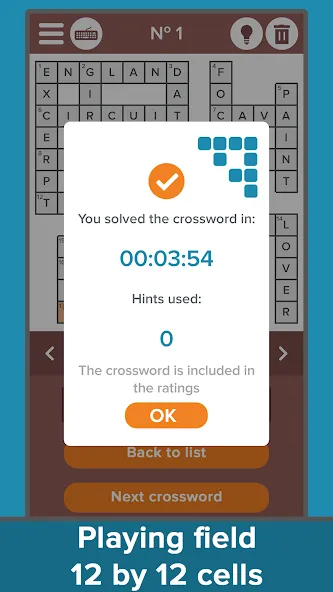 Скачать Crossword: Grand collection мод — Безлимитные подсказки и открыты все уровни — скриншот 4 Скачать Crossword: Grand collection мод — Безлимитные подсказки и открыты все уровни — скриншот 4