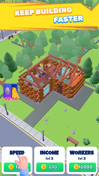 DIY Building - Master Block 3D — скачать мод: Безлимитные деньги и всё открыто — скриншот 3
