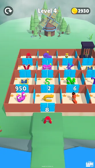 Alphabet Battle: Room Maze взломанный APK — Безлимитные деньги и все уровни открыты — скриншот 2 Alphabet Battle: Room Maze взломанный APK — Безлимитные деньги и все уровни открыты — скриншот 2