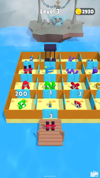 Alphabet Battle: Room Maze взломанный APK — Безлимитные деньги и все уровни открыты — скриншот 3 Alphabet Battle: Room Maze взломанный APK — Безлимитные деньги и все уровни открыты — скриншот 3