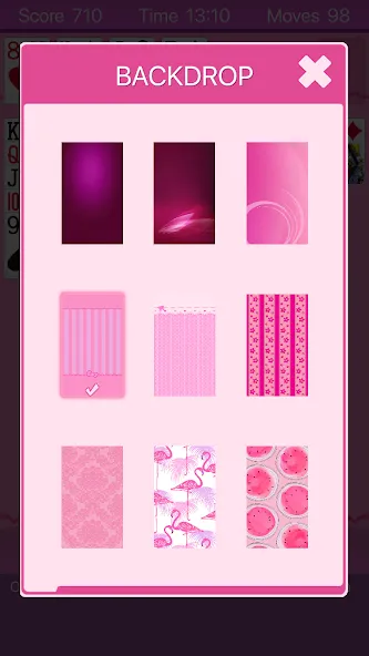 Скачать взлом Pink Solitaire — Без рекламы и все темы открыты — скриншот 2 Скачать взлом Pink Solitaire — Без рекламы и все темы открыты — скриншот 2