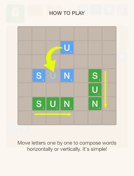 Word Monster Puzzle бесплатно на Андроид — мод: Безлимитные подсказки и жизни — скриншот 4