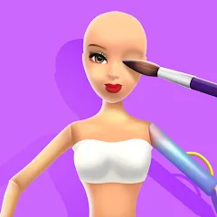 Скачать Doll Makeover - DIY 3D Dolly мод — Безлимитные деньги и алмазы