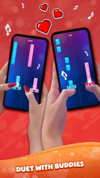 Скачать Duet Tiles: Dual Vocal Music Mod APK — Безлимитные ноты и все песни открыты — скриншот 2 Скачать Duet Tiles: Dual Vocal Music Mod APK — Безлимитные ноты и все песни открыты — скриншот 2