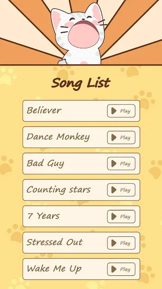 Duet Cats: Cute Cat Music MOD APK: Разблокированы все песни и коты — скриншот 2