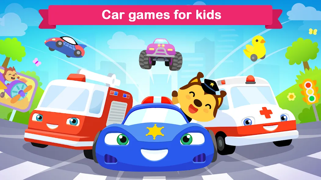 Car games for kids & toddler MOD APK скачать на Андроид — Без рекламы, открыты все машины — скриншот 1 Car games for kids & toddler MOD APK скачать на Андроид — Без рекламы, открыты все машины — скриншот 1