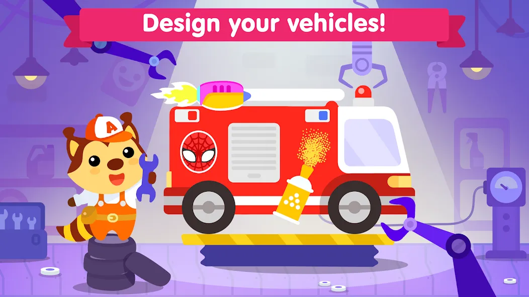 Car games for kids & toddler MOD APK скачать на Андроид — Без рекламы, открыты все машины — скриншот 2 Car games for kids & toddler MOD APK скачать на Андроид — Без рекламы, открыты все машины — скриншот 2