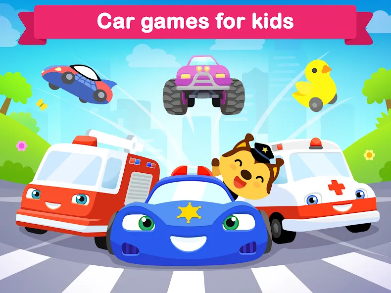 Car games for kids & toddler MOD APK скачать на Андроид — Без рекламы, открыты все машины — скриншот 5 Car games for kids & toddler MOD APK скачать на Андроид — Без рекламы, открыты все машины — скриншот 5