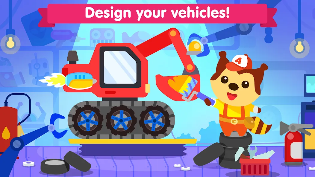 Скачать Car games for toddlers & kids — Разблокированы все машинки — скриншот 1