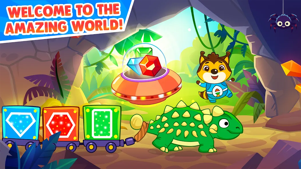 Скачать Dinosaur games for toddlers — Разблокированы все динозавры и игры — скриншот 1