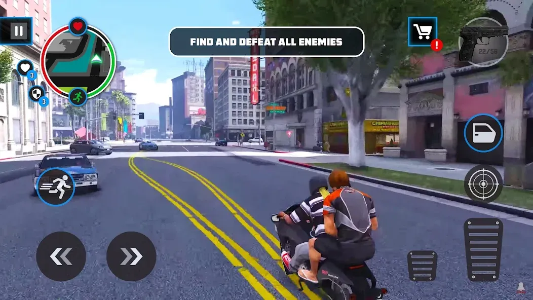 Gangster City: Thug King — взломанная версия, Безлимитные деньги и оружие — скриншот 2 Gangster City: Thug King — взломанная версия, Безлимитные деньги и оружие — скриншот 2