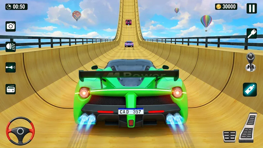 GT Car Stunt 3D: Ramp Car Game — взломанная версия, Безлимитные деньги и все машины открыты — скриншот 1 GT Car Stunt 3D: Ramp Car Game — взломанная версия, Безлимитные деньги и все машины открыты — скриншот 1