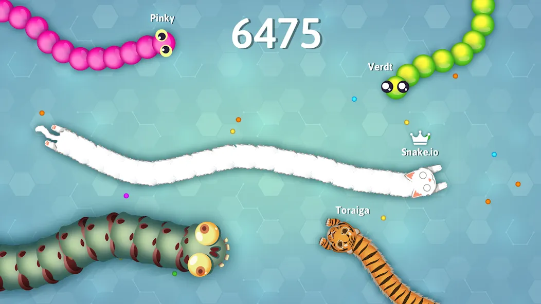 Snake.io - Fun Snake .io Games на телефон — скачать мод: Без рекламы и много скинов — скриншот 5 Snake.io - Fun Snake .io Games на телефон — скачать мод: Без рекламы и много скинов — скриншот 5