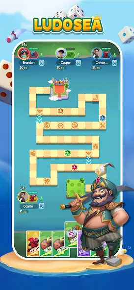 LudoSea взломанный APK — Бесплатные броски и много монет — скриншот 2