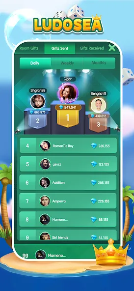 LudoSea взломанный APK — Бесплатные броски и много монет — скриншот 5