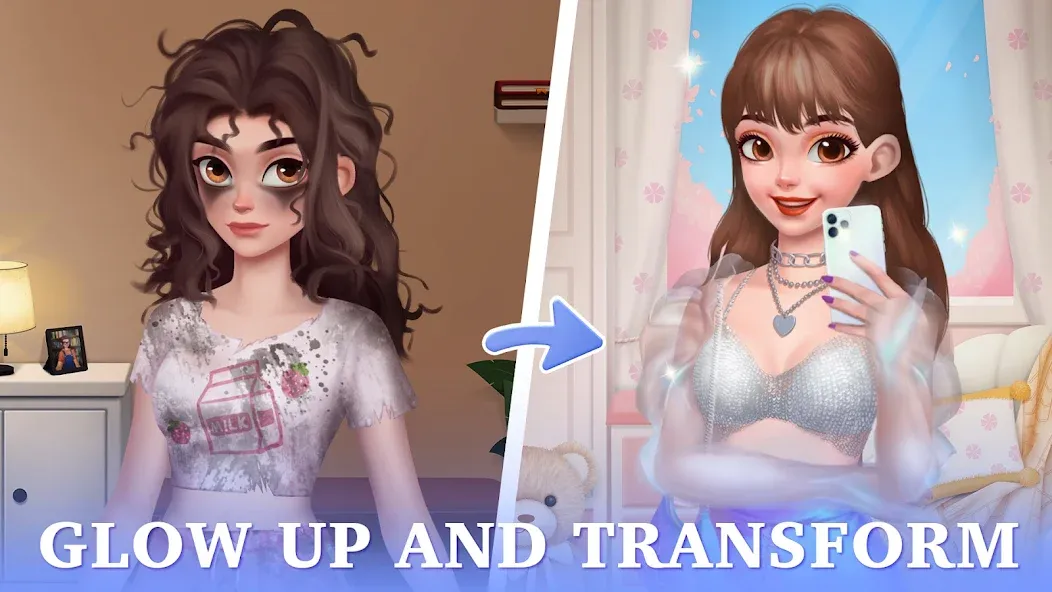Fantasy Stylist: Match 3 MOD APK: Безлимитные монеты и жизни — скриншот 1 Fantasy Stylist: Match 3 MOD APK: Безлимитные монеты и жизни — скриншот 1