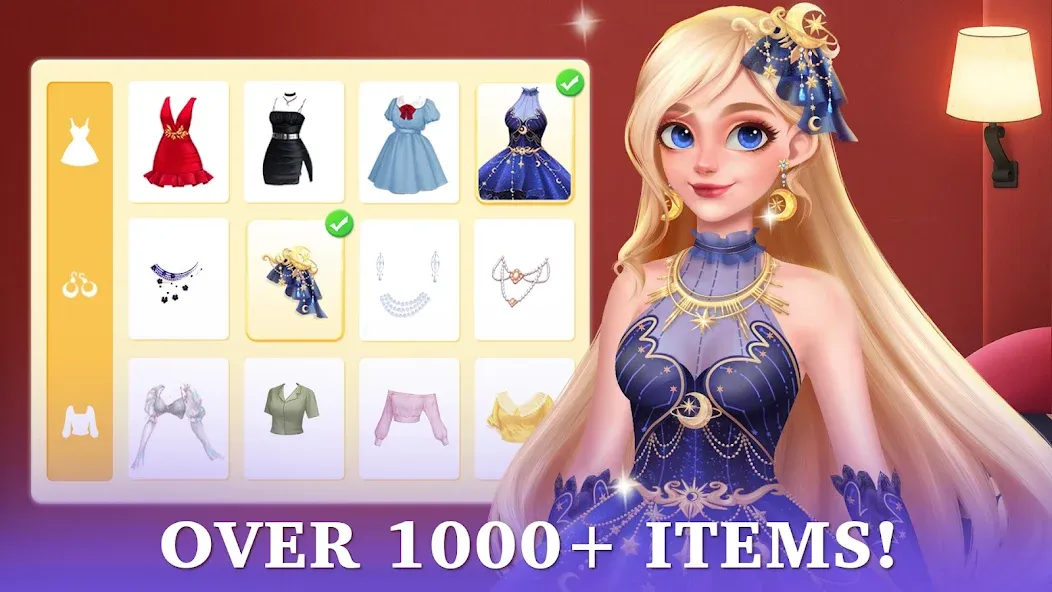 Fantasy Stylist: Match 3 MOD APK: Безлимитные монеты и жизни — скриншот 3 Fantasy Stylist: Match 3 MOD APK: Безлимитные монеты и жизни — скриншот 3