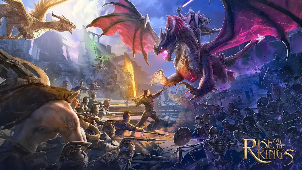 Rise of the Kings — скачать мод: Безлимитные ресурсы и ускорение строительства — скриншот 1