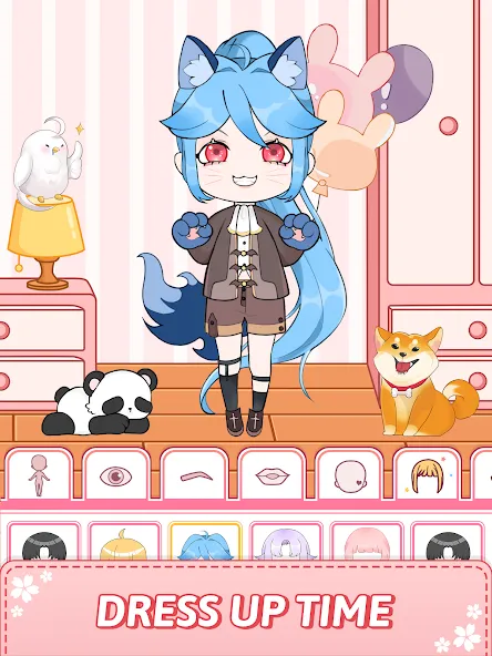 Скачать Vivi Story - Dress Up Game бесплатно — Много монет и все наряды открыты — скриншот 1