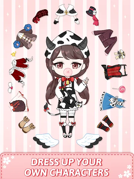 Скачать Vivi Story - Dress Up Game бесплатно — Много монет и все наряды открыты — скриншот 4