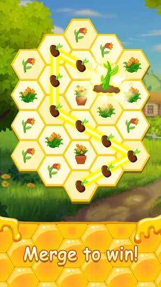 Скачать мод Honey Bottles - merge puzzle — Безлимитные ходы и бонусы — скриншот 2 Скачать мод Honey Bottles - merge puzzle — Безлимитные ходы и бонусы — скриншот 2