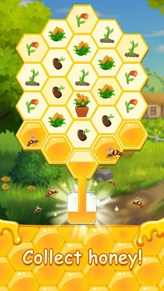 Скачать мод Honey Bottles - merge puzzle — Безлимитные ходы и бонусы — скриншот 4 Скачать мод Honey Bottles - merge puzzle — Безлимитные ходы и бонусы — скриншот 4