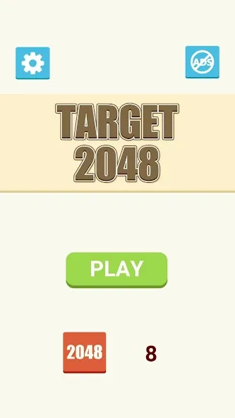 Target 2048 взлом на Андроид — Без рекламы и бесконечные ходы — скриншот 5