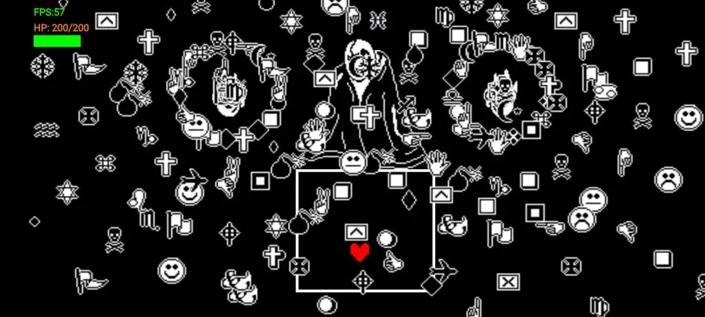 BattleTale boss fight fangame (Мод: Бесконечное здоровье и сильные атаки) — скачать на Андроид — скриншот 3 BattleTale boss fight fangame (Мод: Бесконечное здоровье и сильные атаки) — скачать на Андроид — скриншот 3