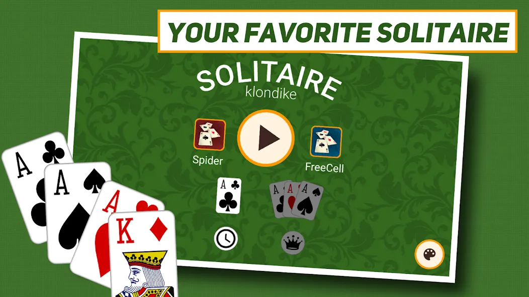 Скачать Klondike Solitaire: Classic бесплатно — Без рекламы и подсказки доступны — скриншот 1 Скачать Klondike Solitaire: Classic бесплатно — Без рекламы и подсказки доступны — скриншот 1