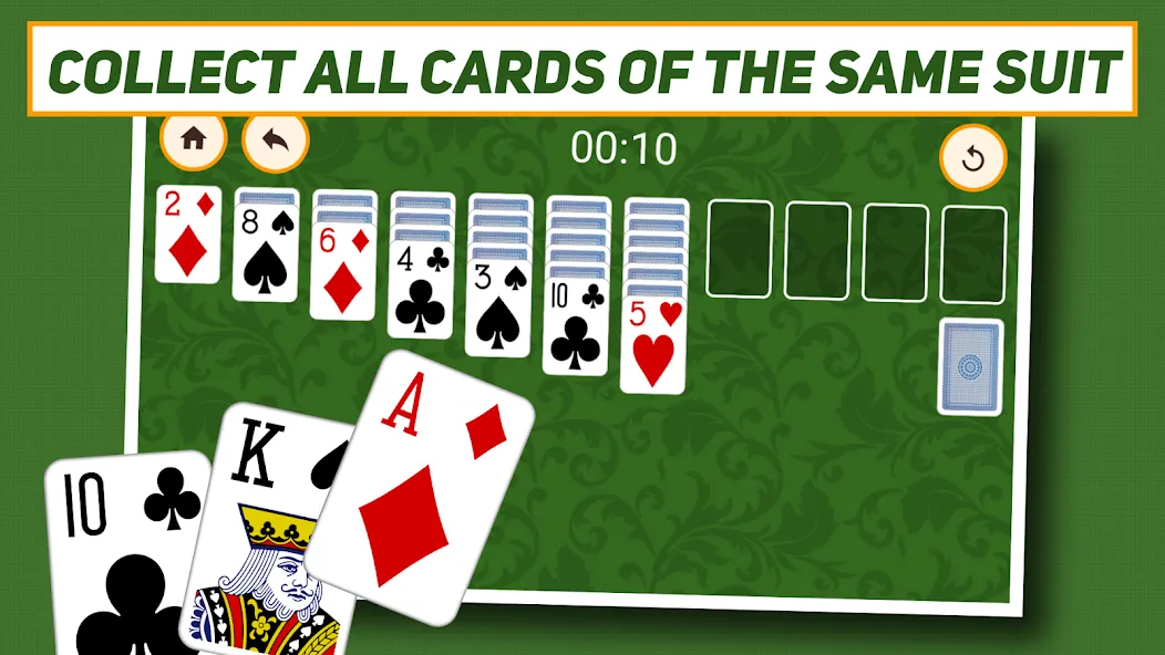 Скачать Klondike Solitaire: Classic бесплатно — Без рекламы и подсказки доступны — скриншот 3 Скачать Klondike Solitaire: Classic бесплатно — Без рекламы и подсказки доступны — скриншот 3
