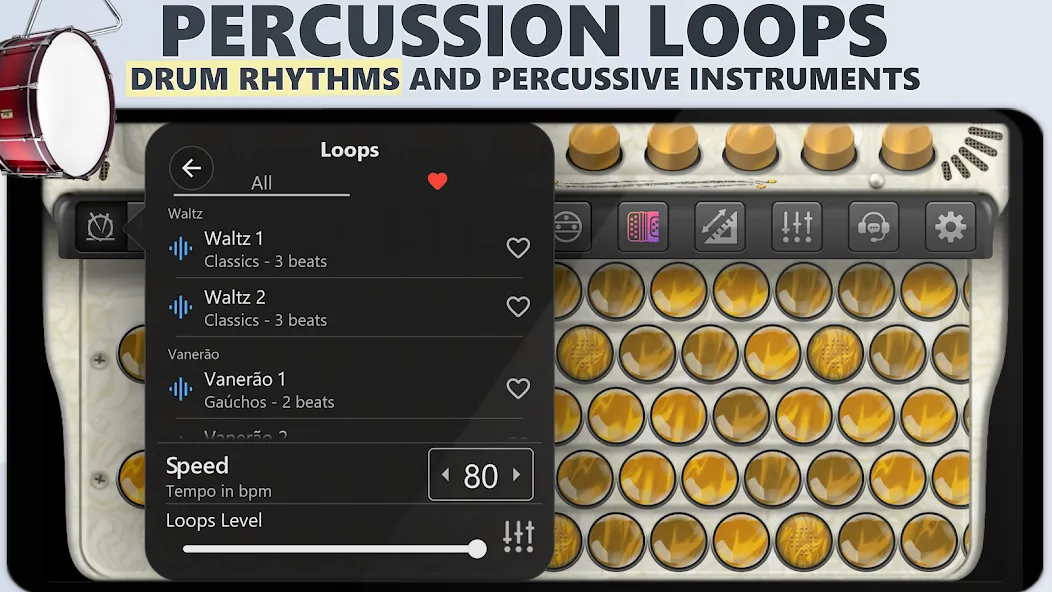 Accordion Chromatic Button бесплатно на Андроид — мод: Хроматические кнопки без ограничений — скриншот 3 Accordion Chromatic Button бесплатно на Андроид — мод: Хроматические кнопки без ограничений — скриншот 3