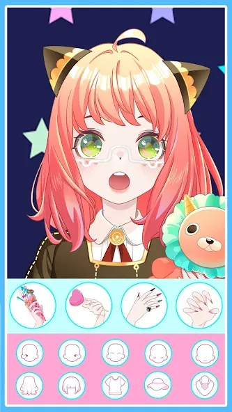 Скачать Anime Avatar Maker 2: Dress Up мод — Безлимитные деньги и всё открыто — скриншот 3
