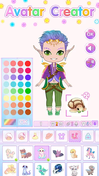 Chibi Doll Dress Up Games MOD APK скачать на Андроид — Открыты все наряды и аксессуары — скриншот 4 Chibi Doll Dress Up Games MOD APK скачать на Андроид — Открыты все наряды и аксессуары — скриншот 4